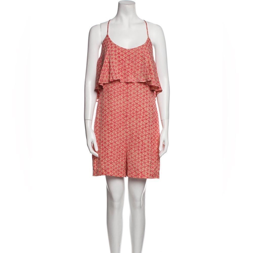 Creatures of Comfort pink silk romper size S